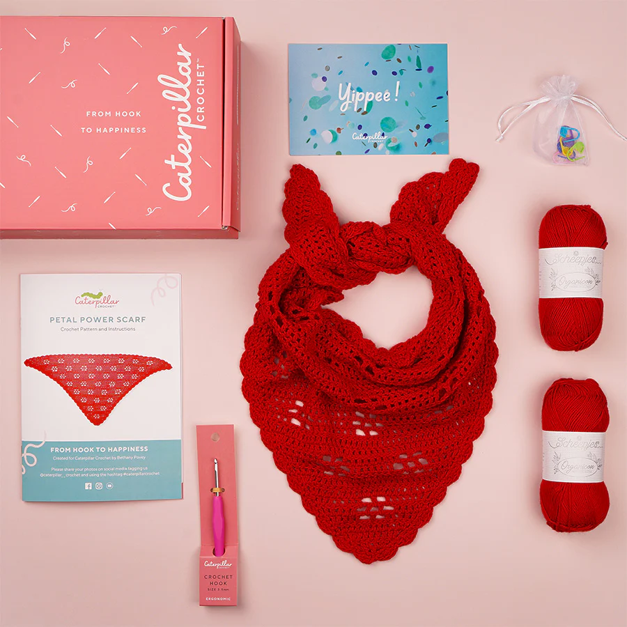Crochet Kit - Petal Power Scarf - Image 7