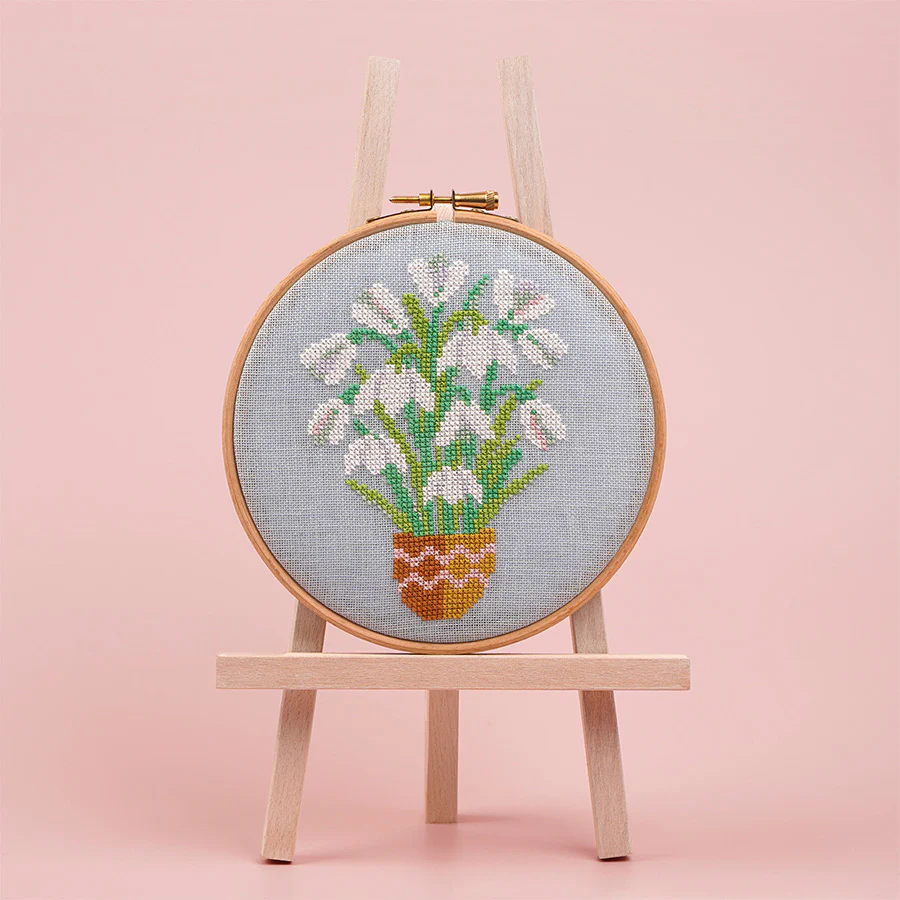 Frosted Snowdrops - Cross Stitch Pattern