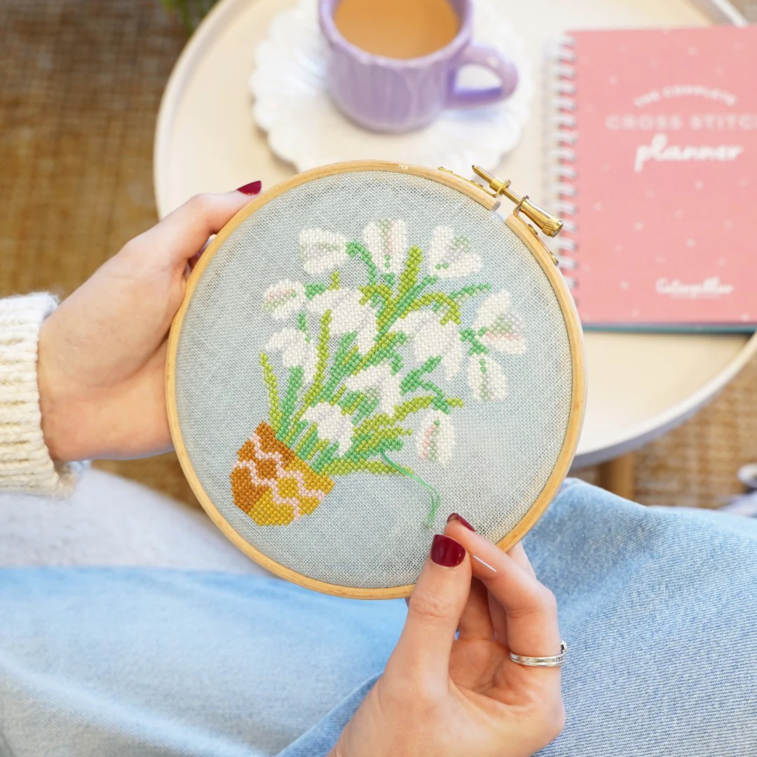 Frosted Snowdrops - Cross Stitch Pattern - Image 3