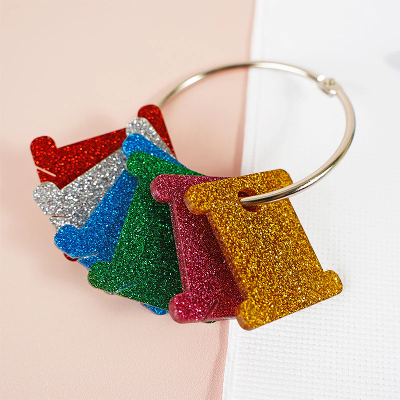 Glitter Bobbins with Ring Set - Image 2