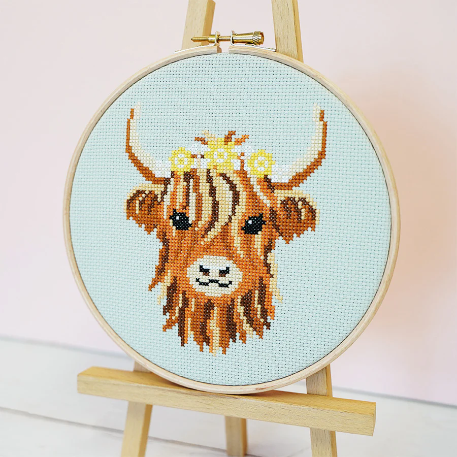 Hamish The Highland Cow - Cross Stitch Pattern - Image 3