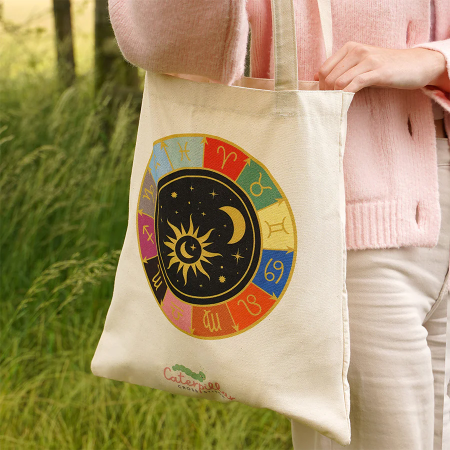 Zodiac Signs Canvas Tote Bag - Image 4